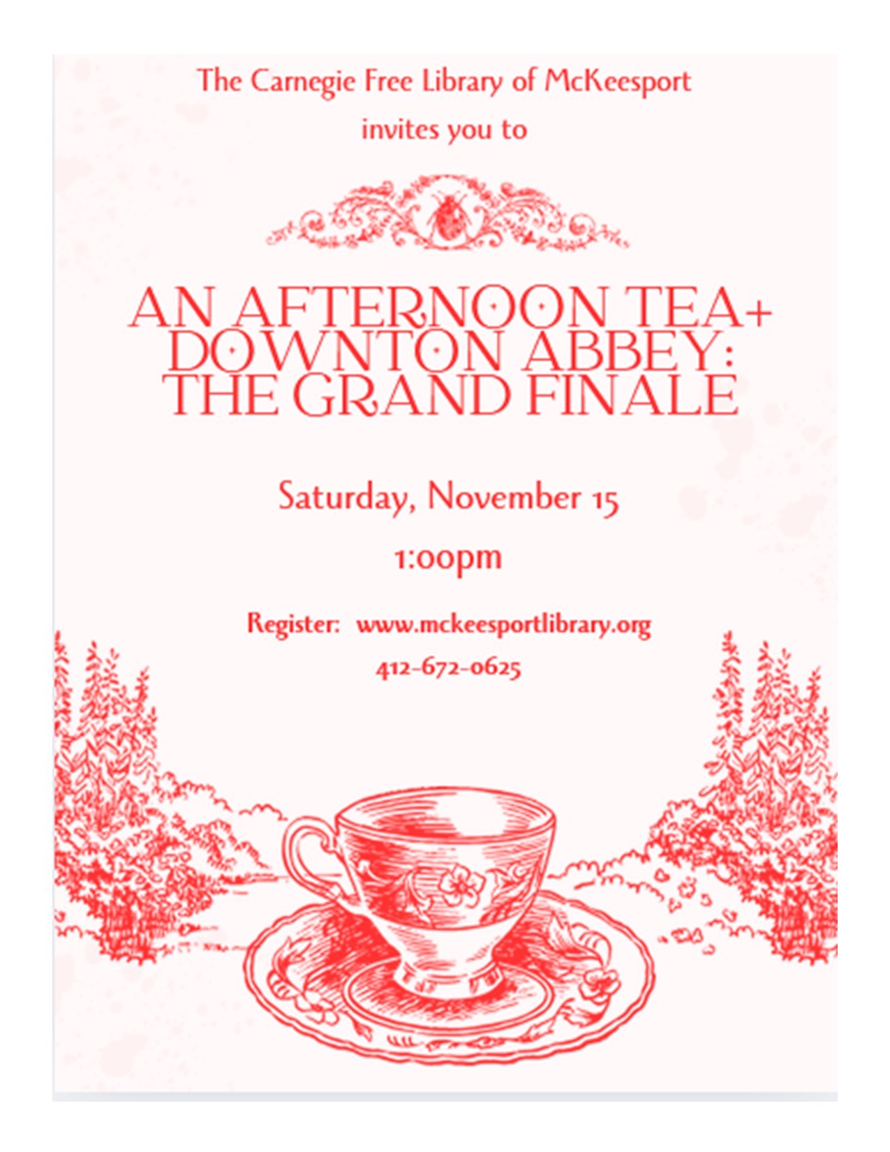 Downton Abbey:  The Grand Finale/Afternoon Tea