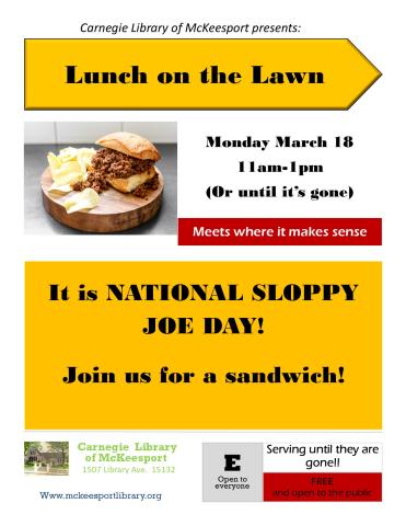 National Sloppy Joe Day.