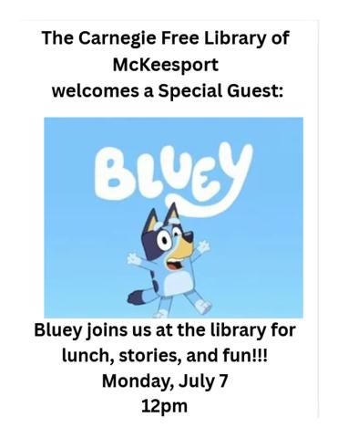 Bluey Visits