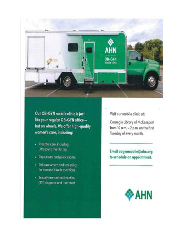 AHN OBGYN Mobile Clinic