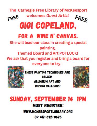 Art and themed food boards.