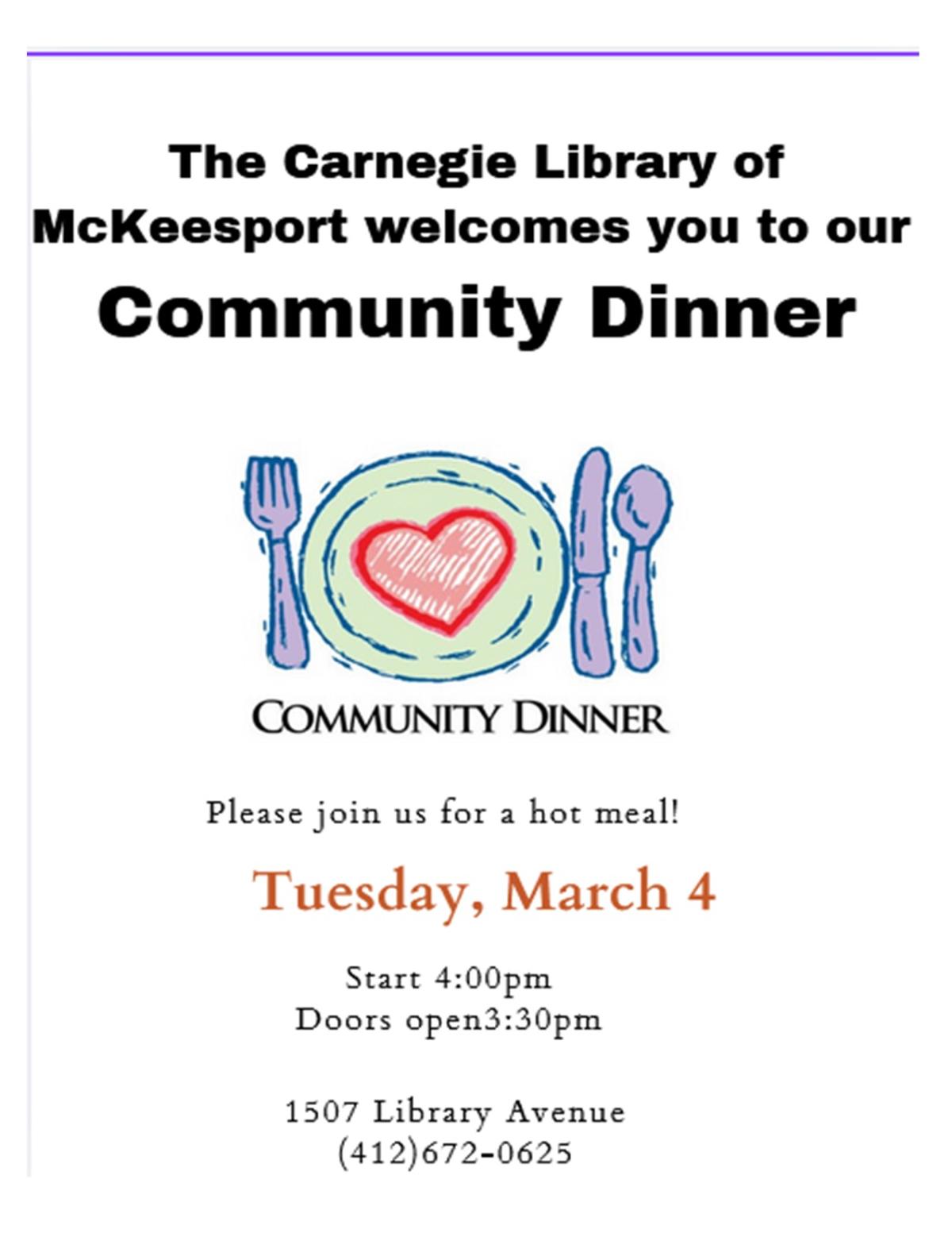 Community Dinner