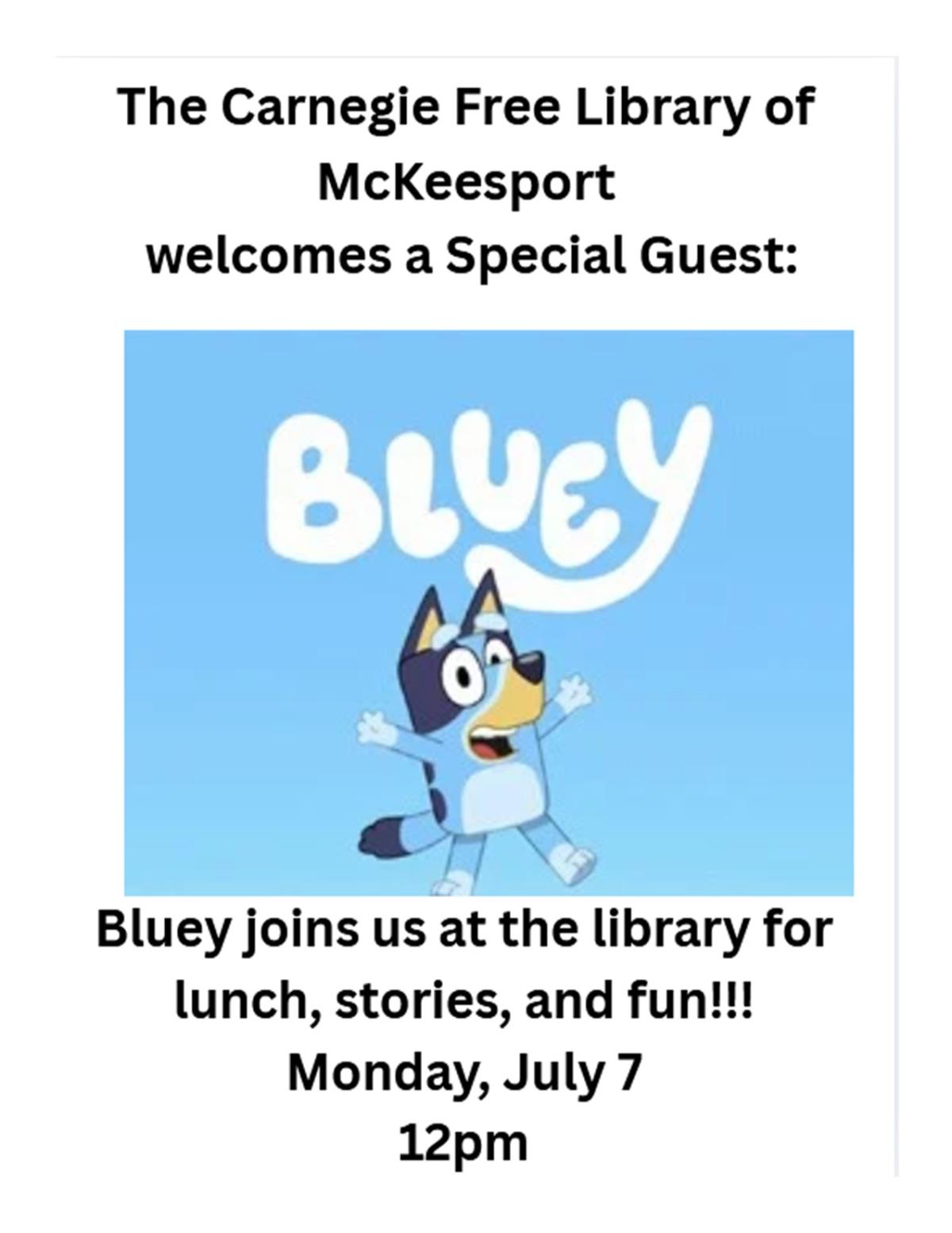 Bluey Visits