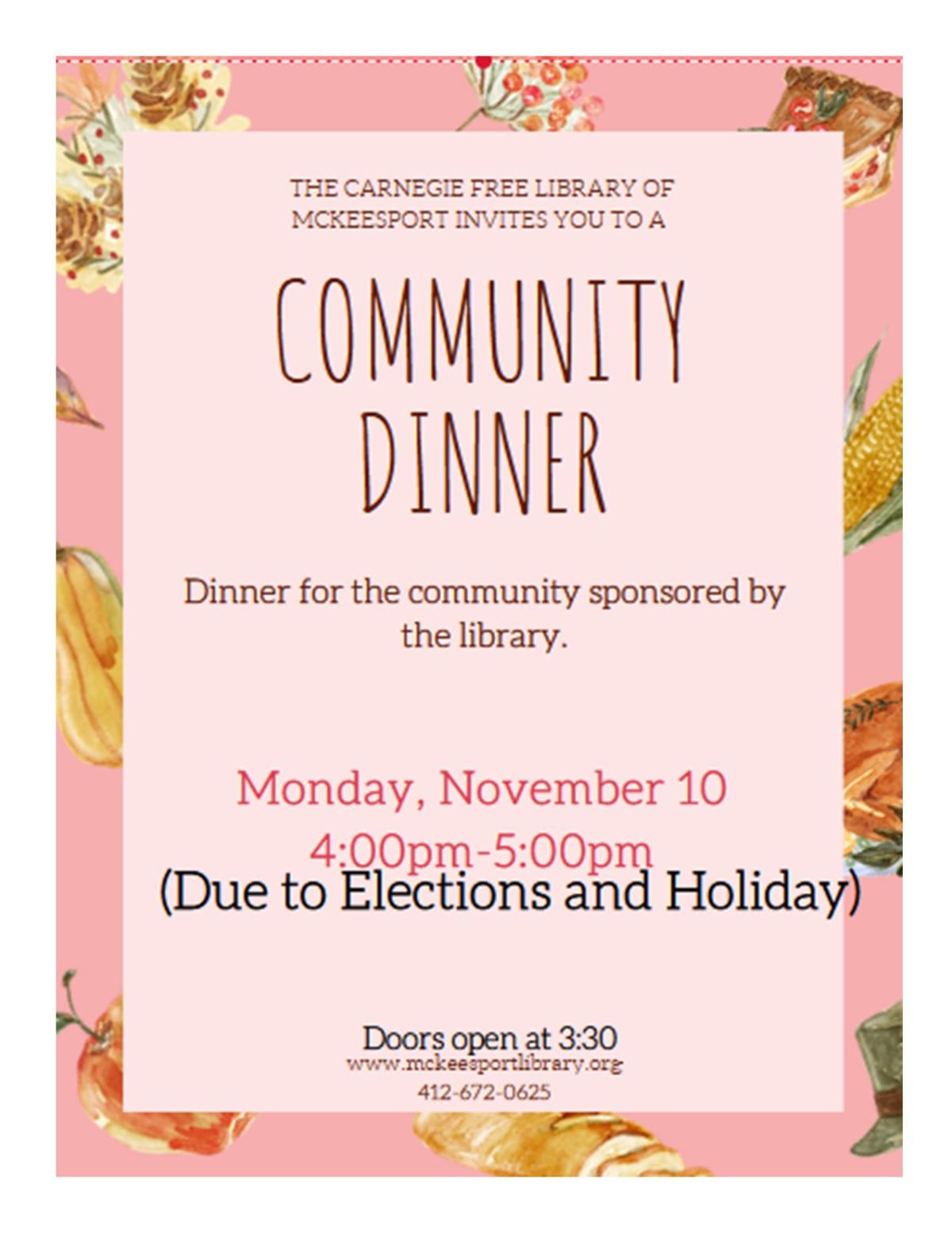 Community Dinner